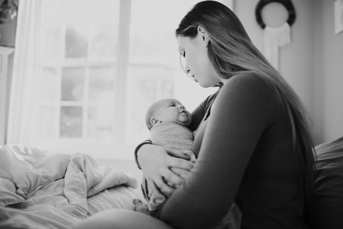 Night feeding newborn