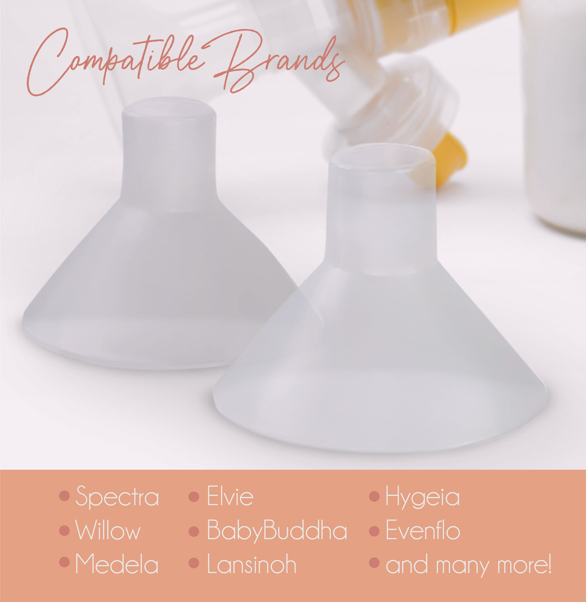 Take the pain out of pumping and get a better flange fit with the Clearly Comfy Cushions from BeauGen. All of BeauGen's Breast Pump Cushions are compatible with most major breast pumps. 
