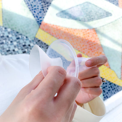 The super simple, easy to use Breast Pump Cushions from BeauGen are available in four pair packs. Simply, open, wash, and dry your cushions and then you're ready to insert them into your flange.